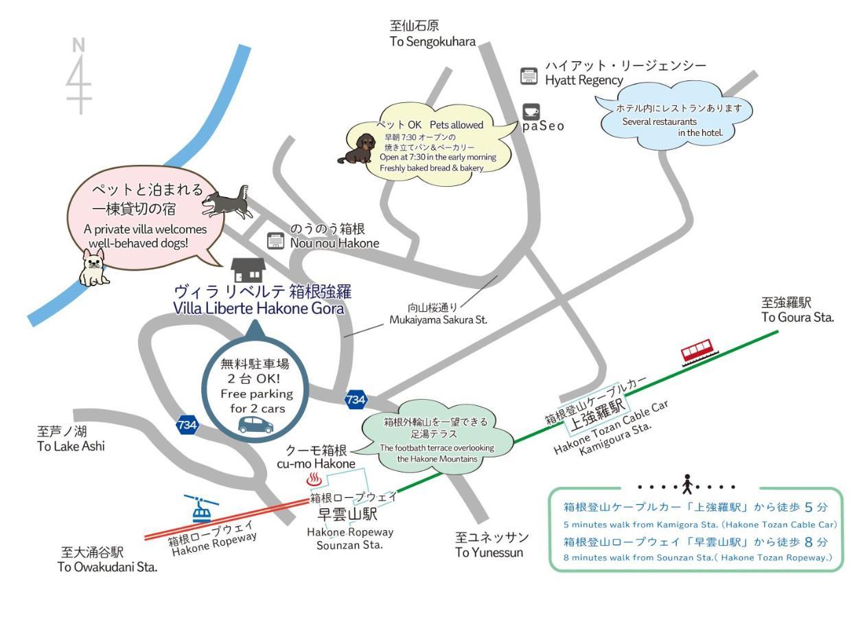 Villa Liberte Hakone Gora Bagian luar foto